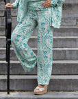 · Pantalon Palazzata · Rouge ·