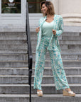 · Pantalon Palazzata · Rouge ·