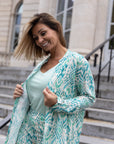 · Chemise Palazzata · Turquoise ·