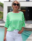 · Acconia Blouse · Vert Fluo ·