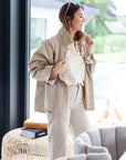 · Pepita Veste · Beige ·