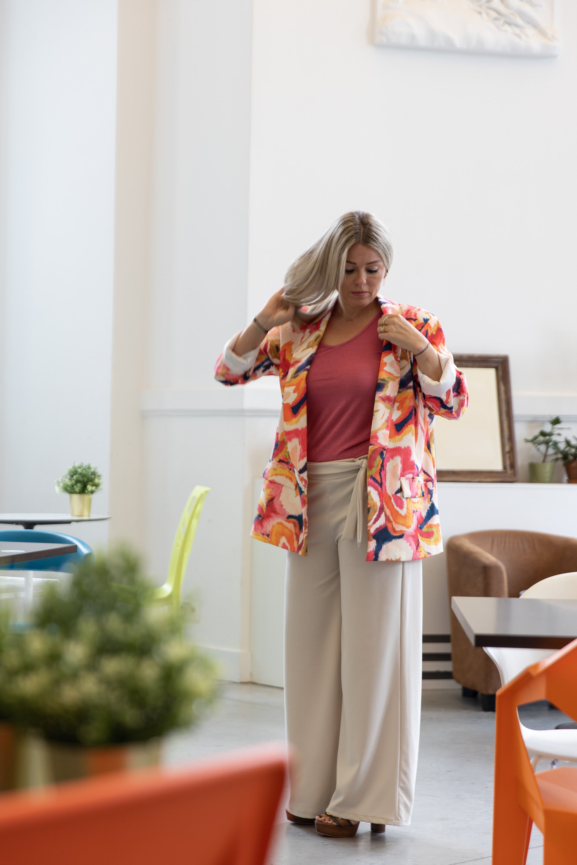 · Varoni Pants · Sand ·