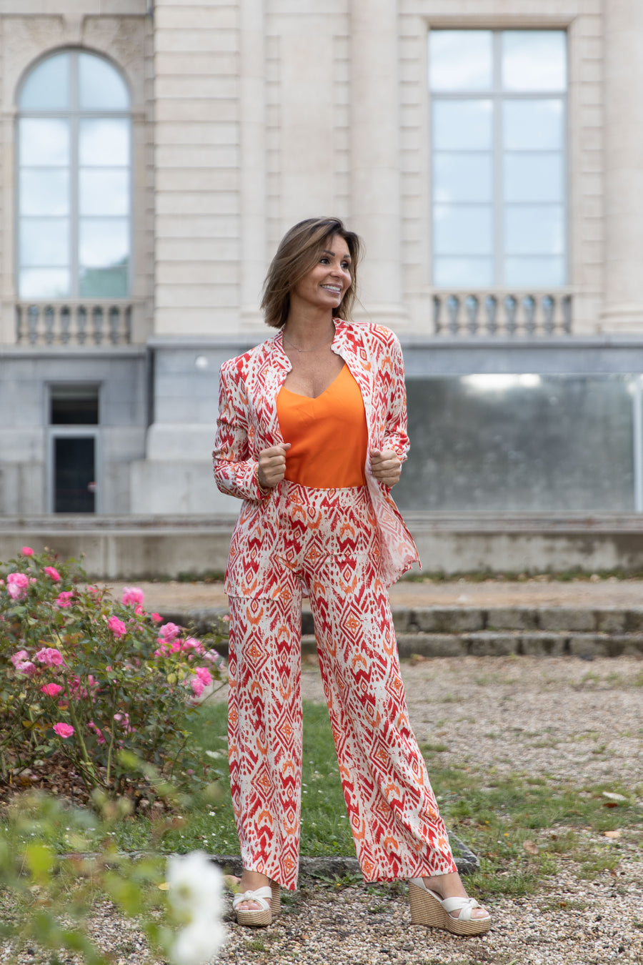 · Pantalon Palazzata · Turquoise ·