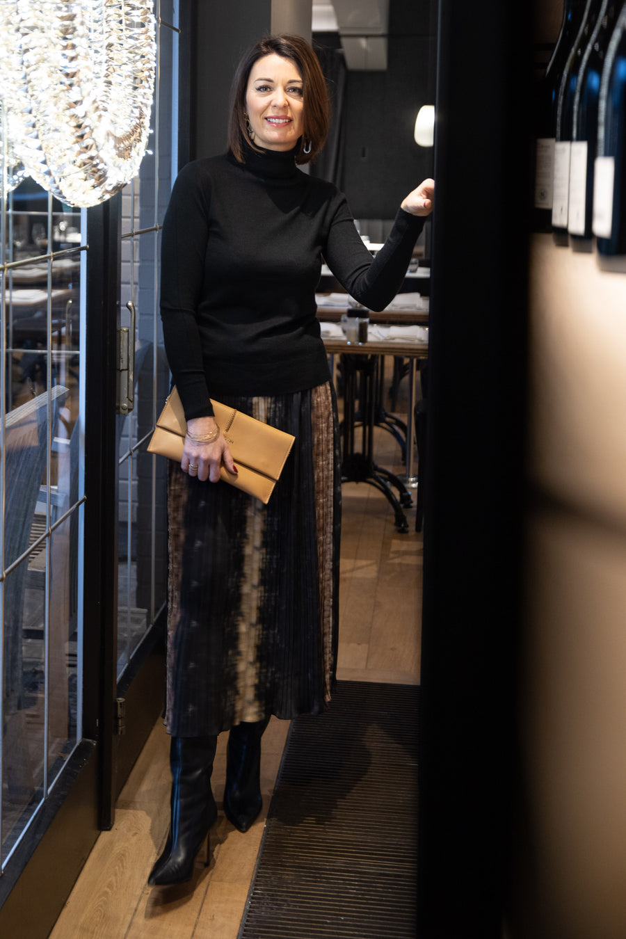 · Pull Camelia · Noir ·