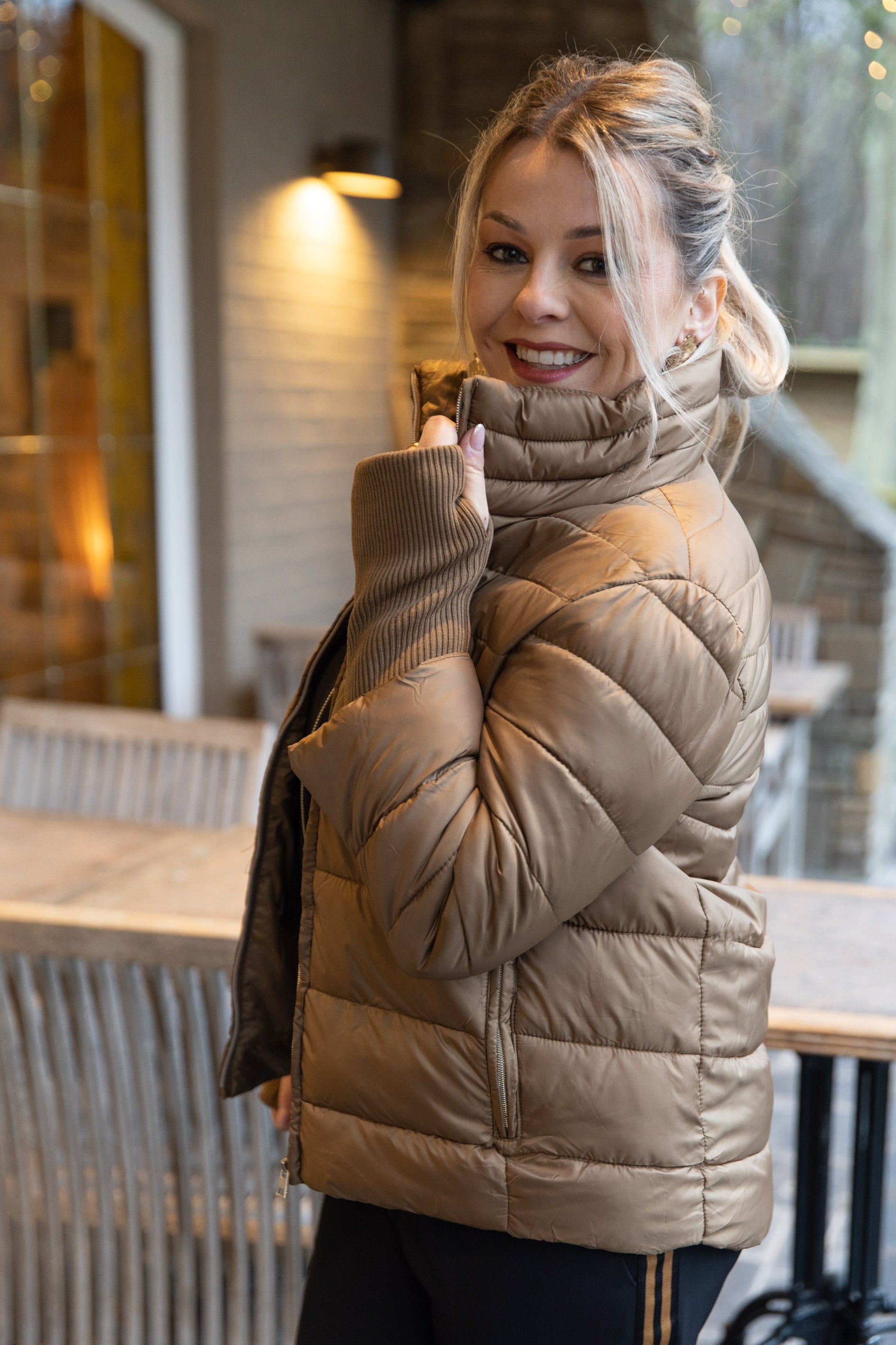 · Novare Down Jacket · Camel ·