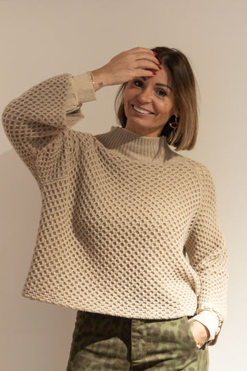 · Pull Talsano · Beige ·