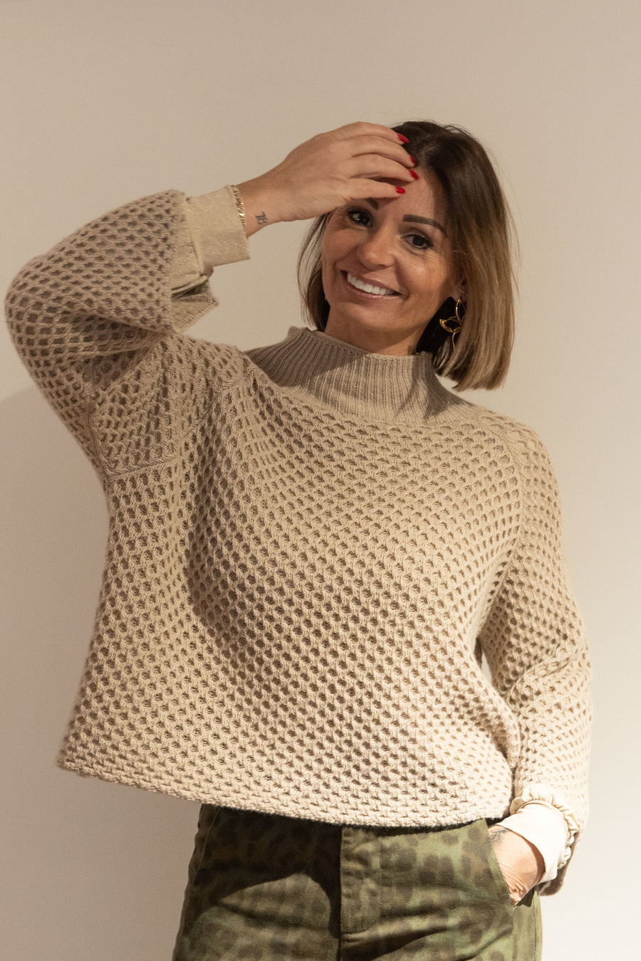 · Pull Talsano · Beige ·