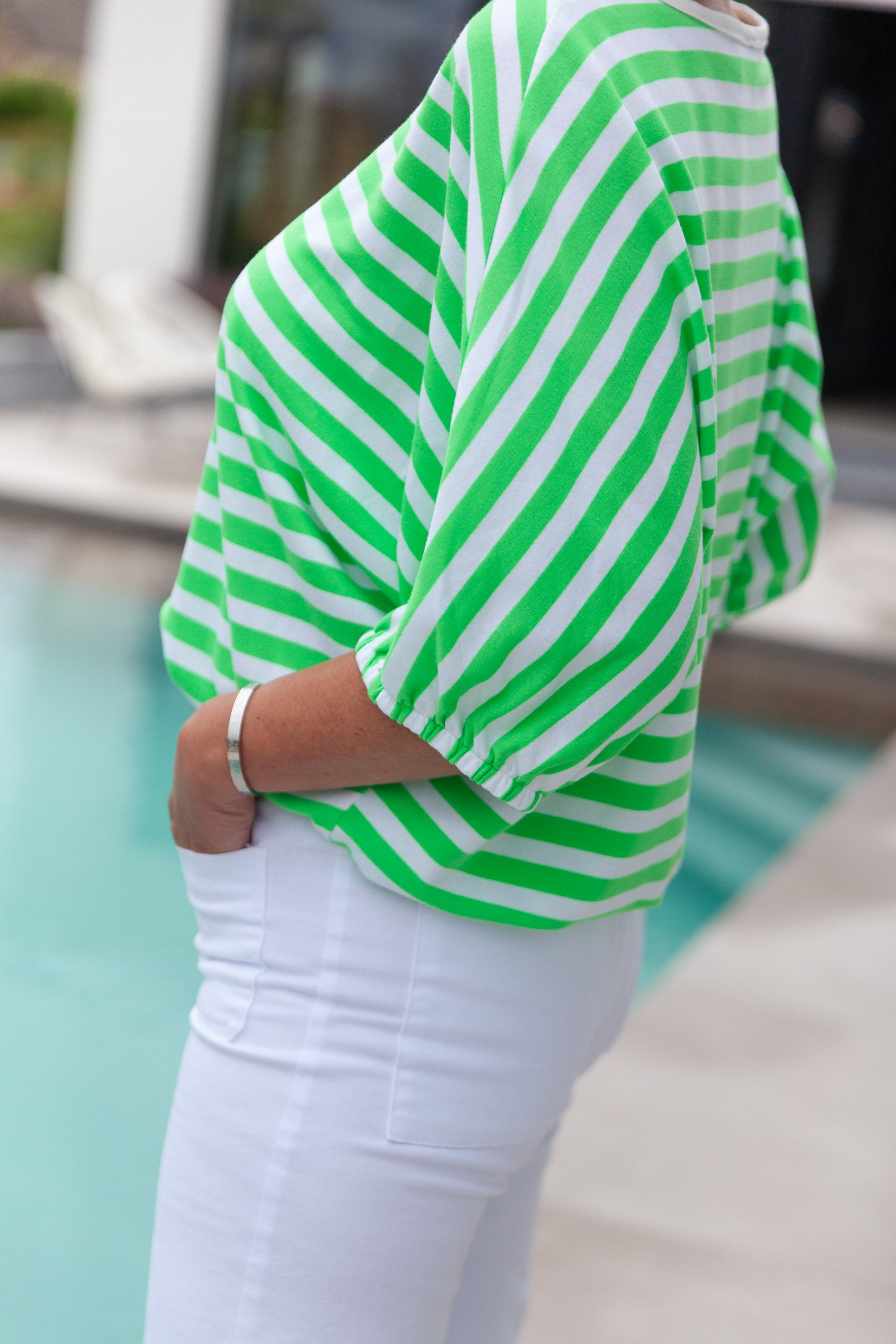 · Acconia Blouse · Vert Fluo ·