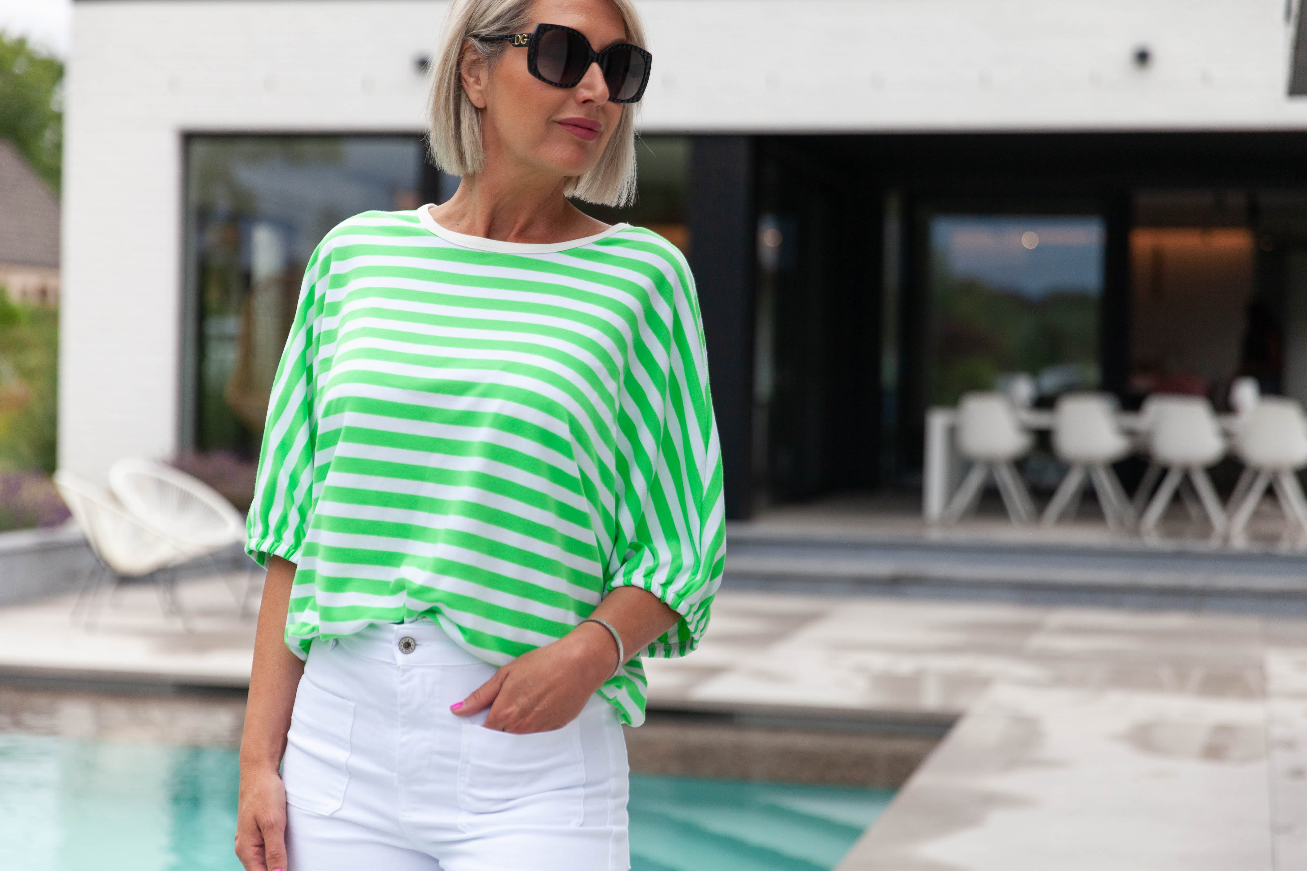 · Acconia Blouse · Vert Fluo ·