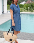 · Nemi Robe · Tencel Bleu Clair ·